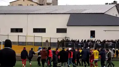 Bitlis-Şırnak Maçı Sonrası Kavga!