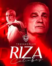 Hatayspor, Rıza Çalımbay'ı Gönderdi
